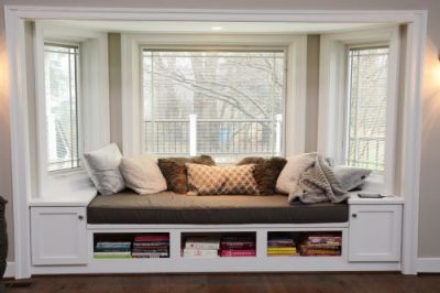 Brighton Cabinetry Maple Shaker Window Seat