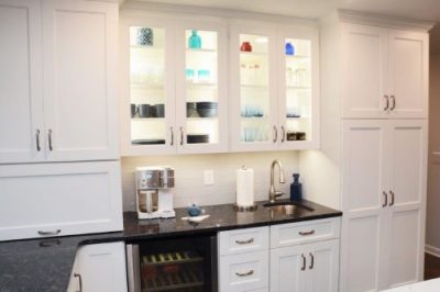 Brighton Cabinetry Maple Wet Bar