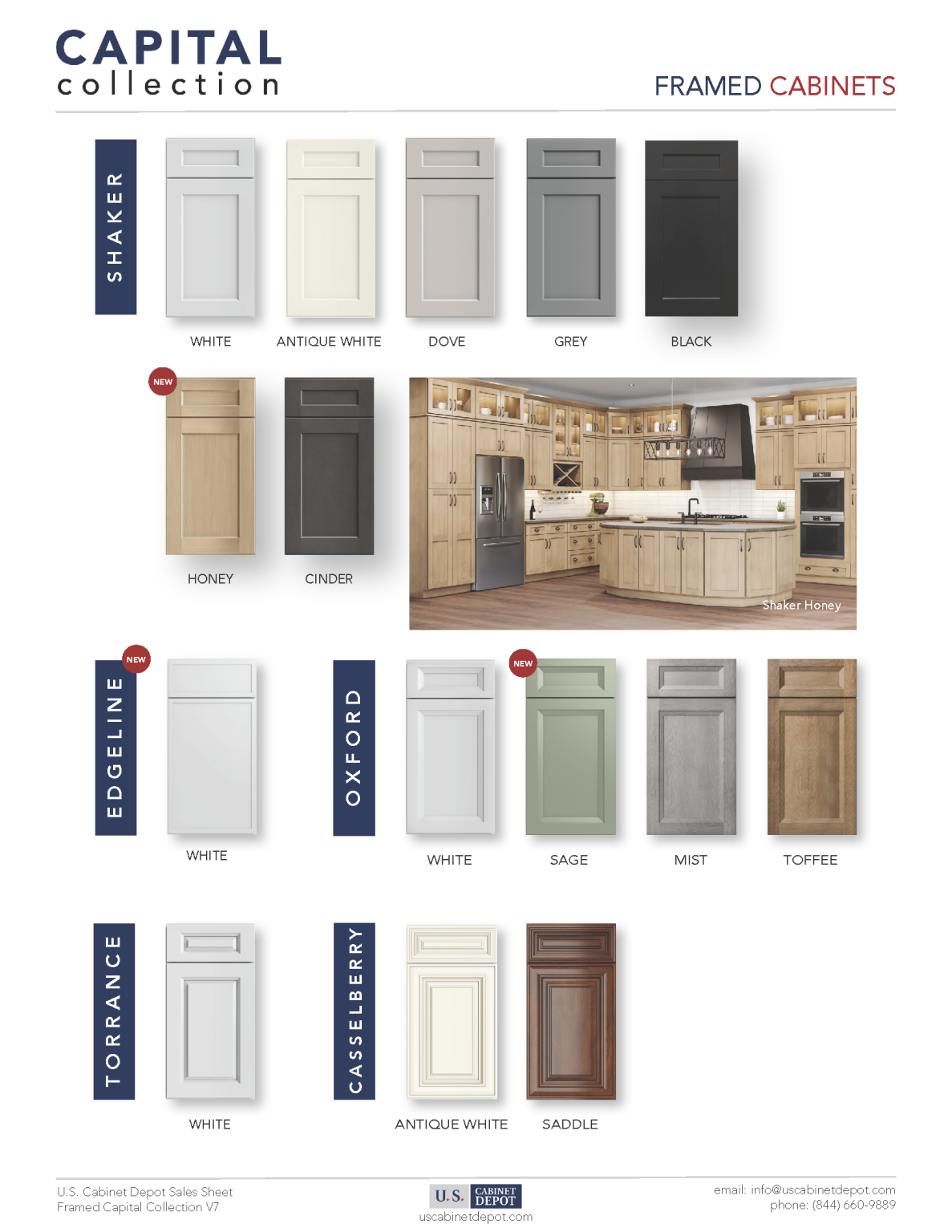 US Cabinet Depot Capital Collection Doors